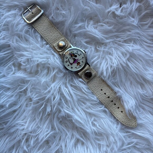 Vintage 1970s Minnie Mouse Bradley Wristwatch With Original Box main image 7
